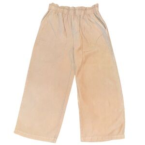 Jane+Delancey Size Medium 100% Lyocell Elastic Waist Wide Leg Cropped Pants
